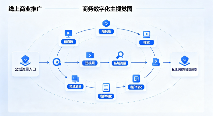 港口区线上商业推广怎么做？全域流量闭环搭建与低成本转化实战指南